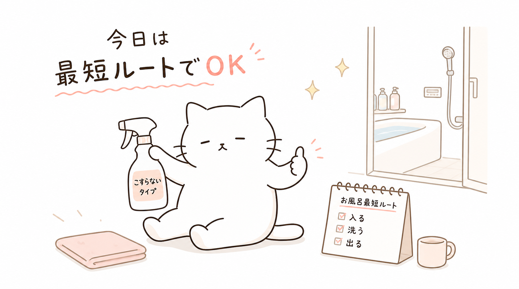 お風呂がめんどくさい日のやる気ゼロでもできる対処法